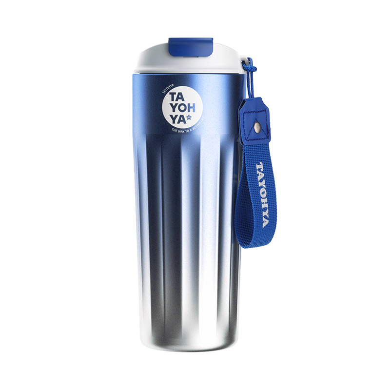 TAYOHYA焕新系列双饮咖啡杯（大）TA31-0079BP  550ml（单位：个） 蓝色